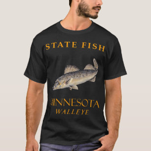 T-shirt Territoire du Minnesota Pêchez le doré