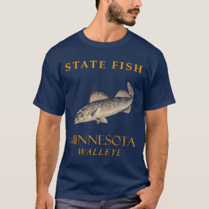 T-shirt Territoire du Minnesota Pêchez le doré jaune