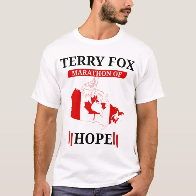 T-SHIRT TERRY FOX MARATHON DE L'ESPOIR (Devant)