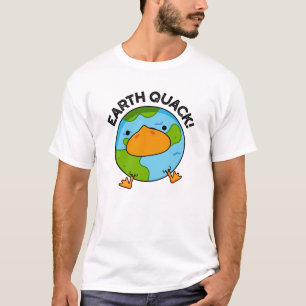 T-shirt Terthquack Funny Tremblement de terre jeu