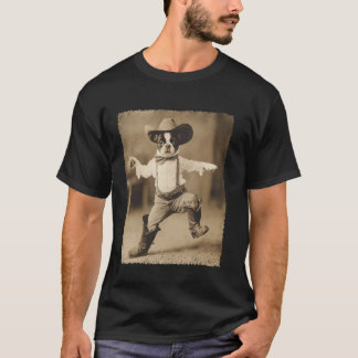 T-shirt Tervueren de Boston Chien Drôle Cowboy Ridicule