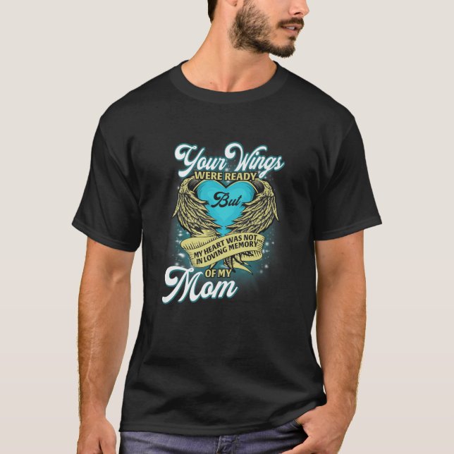 T-shirt Tes Ailes Étaient Prêtes Mais Mon Coeur N'Était Pa (Devant)