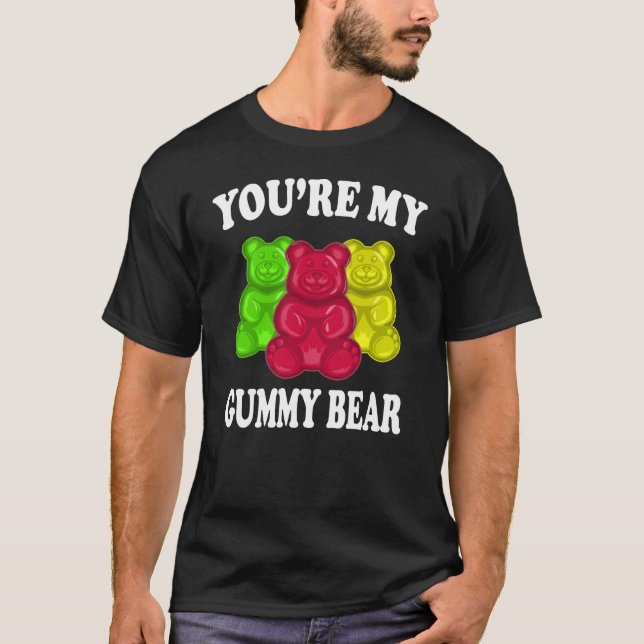 T-shirt T'es ma chemise drôle d'ours (Devant)