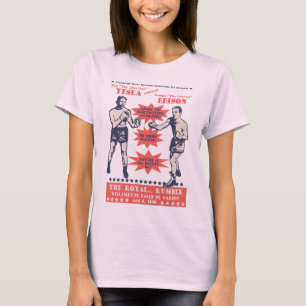 T-shirt Tesla v. Edison