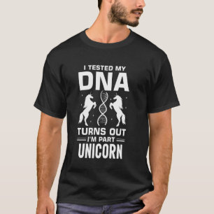 T-shirt Test ADN de licorne Test génétique Crispr Microbio