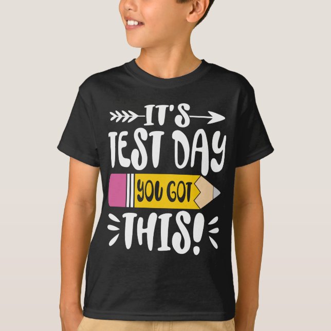 T-shirt Test Day C'est Test Day Vous avez eu cet enseignan (Devant)