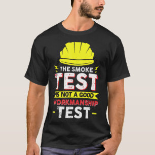 T-shirt Test de fumée d'un collègue et d'un camarade de tr