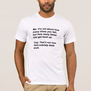 T-shirt Test de la sobriété