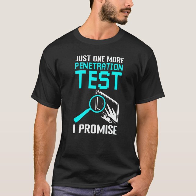 T-shirt Test de pénétration Hacking éthique et Cyber Secur (Devant)