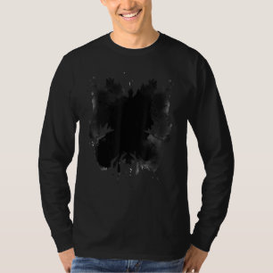T-shirt Test de tache d'encre de papillon de Rorschach Étu