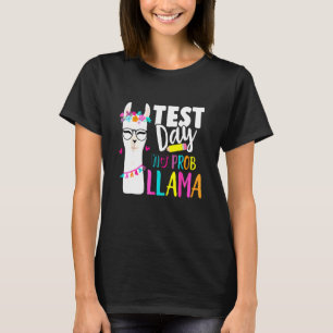 T-shirt Test Jour de test No Prob Llama Professeur Profess