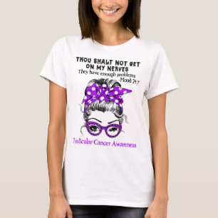 T-shirt Testicule Cancer Sensibilisation Ribbon Cadeaux de