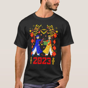 T-shirt Tet 2023 Chuc Mung Nam Moi Vietnamse Lunar Nouvel 