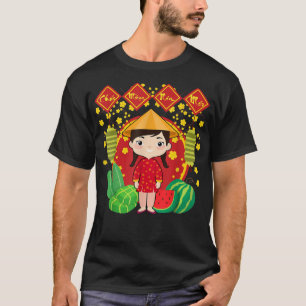 T-shirt Tet Vietnamese Lunar Calendar 2022 Chuc Mung Nam