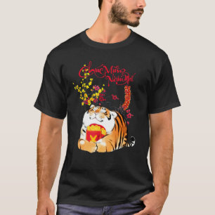 T-shirt Tet Vietnamien Lunar Calendrier du Nouvel An 2022