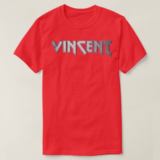 T-shirt Tétal lourd Vincent (Design devant)
