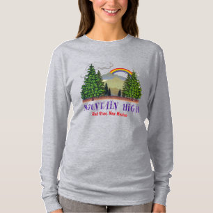 T-shirt Tête à manches longues du logo Mountain High Camp