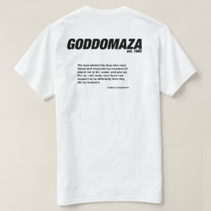 T-SHIRT TÊTE CLASSIQUE GODDOMAZA AVEC DEVIS MOMOKO