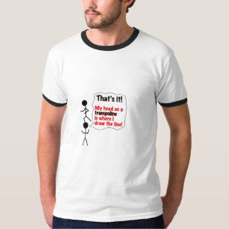 T-shirt Tête comme trempoline