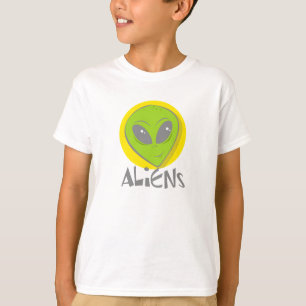 T-shirt Tête d'aliens
