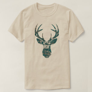 T-shirt Tête de cerf avec bois