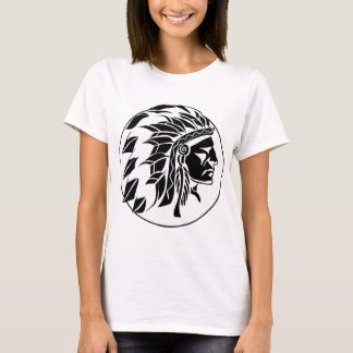 T-shirt Tête de chef indien