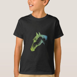 T-SHIRT TÊTE DE CHEVAL COLORÉE