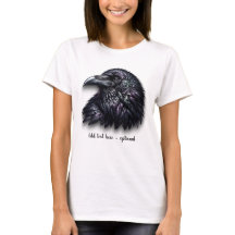 T-Shirt Tête de Corbeau Personnalisable