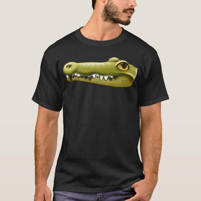 T-shirt Tête de crocodile (Devant)