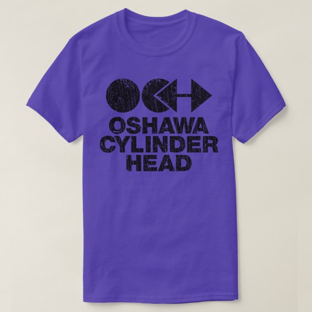 T-shirt Tête de cylindre Oshawa 1966 (Design devant)