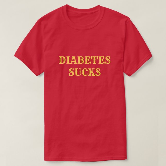 T-shirt Tête de diabète (Design devant)