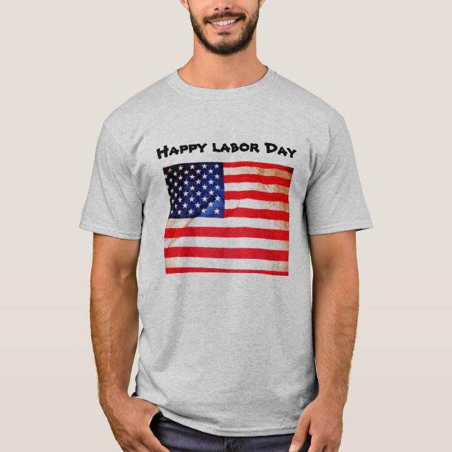 T-shirt Tête de la journée du travail (Devant)
