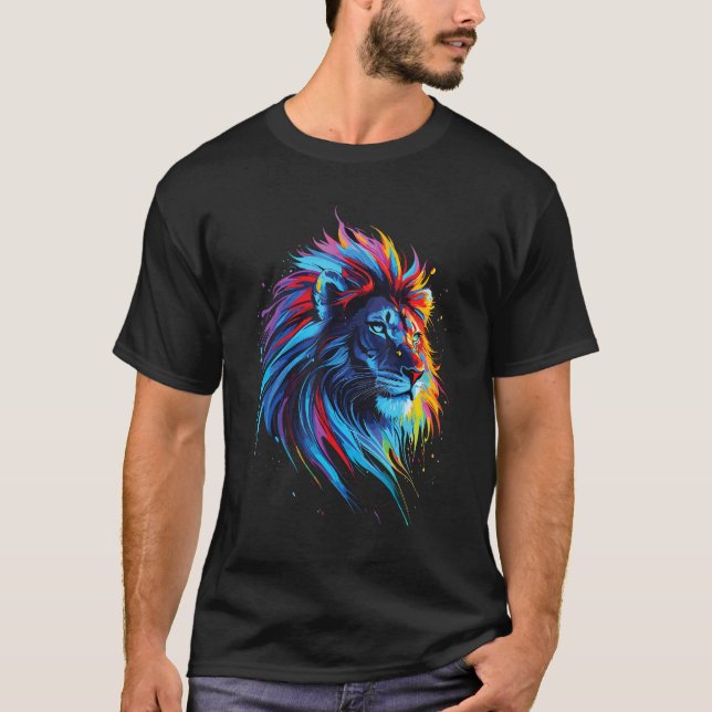 T-shirt Tête de lion (Devant)