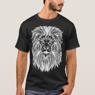 T-shirt Tête de lion majestueuse