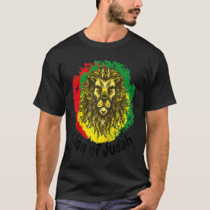 T-shirt Tête de Lion Rastafari Souvenir Jamaïque Rasta Roo