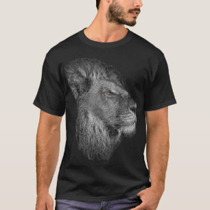 T-shirt Tête de lion réaliste