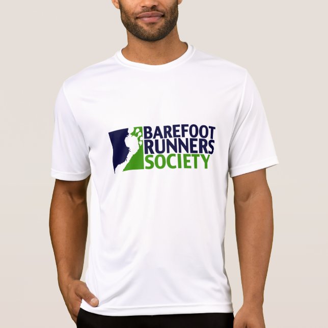 T-shirt Tête de logo microfibre pour hommes (Devant)