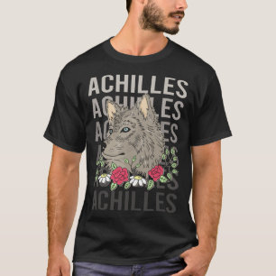 T-shirt Tête de loup - Nom d'Achille