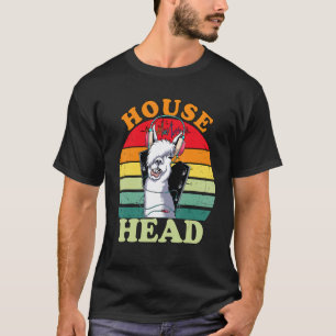 T-shirt Tête de maison Musique de maison Edm Lama Dj Alp