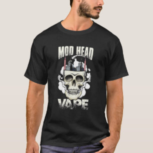 T-shirt Tête de MOD Gothique Vaping Crâne