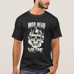 T-shirt Tête de MOD Gothique Vaping Crâne
