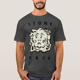 T-shirt Tête de pierre visage antique merveilleux