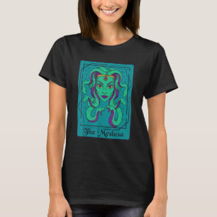 T-shirt Tête de serpent Medusa Tarot Card Serpents Grec an