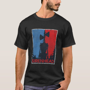 T-shirt Tête de sirène effrayante Mème Enfants garçons fil