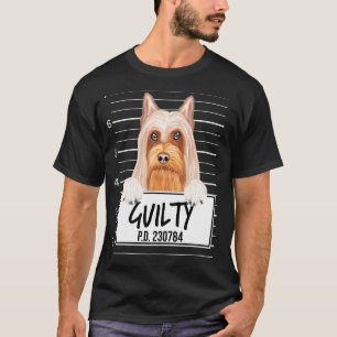 T-shirt Tête de Terrier Australien Silky Condamné