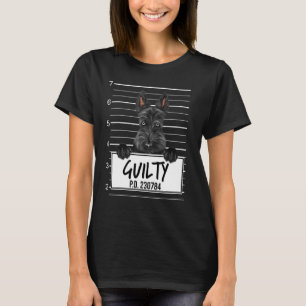 T-shirt Tête de Terrier Écossais Chien Coupable