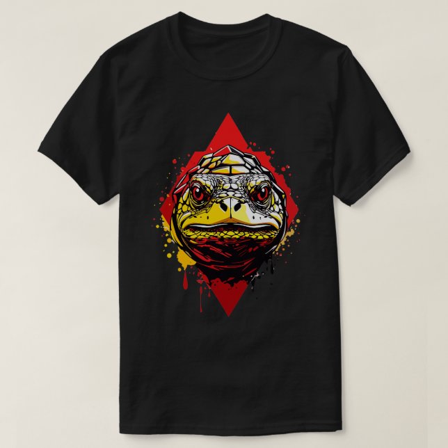 T-shirt Tête de tortue (Design devant)
