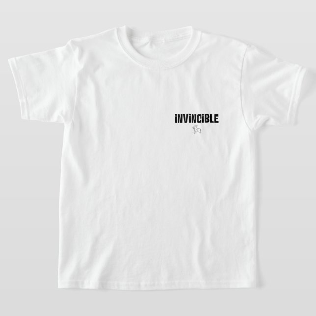 T-shirt Tête d'enfant, mode football (Poser)