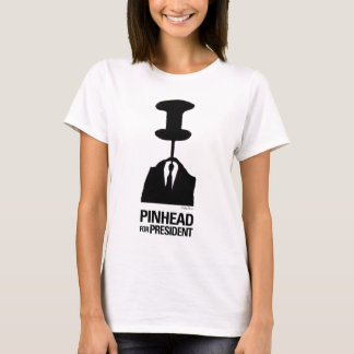 T-shirt Tête d'épingle pour le président