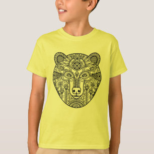 T-shirt Tête d'ours de style